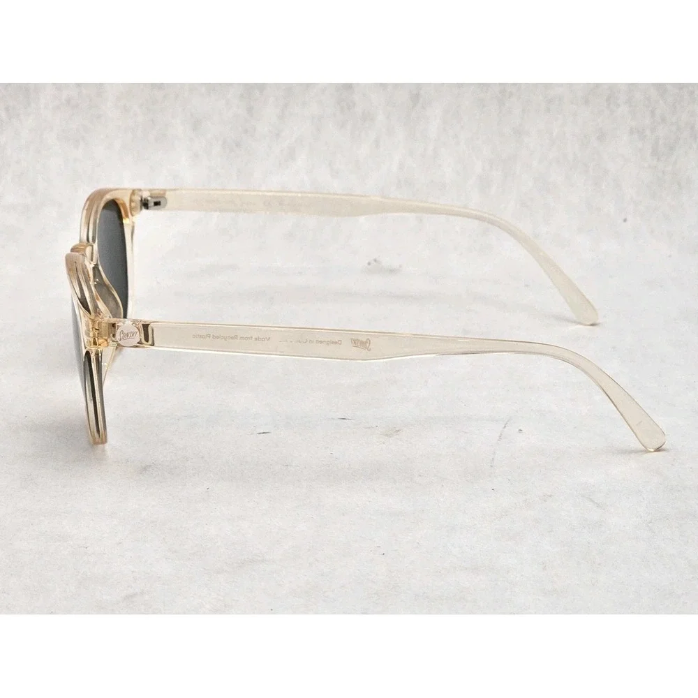 EUC Sunski Yuba Sunglasses Clear Forest  Polarized Green-tinted Lenses